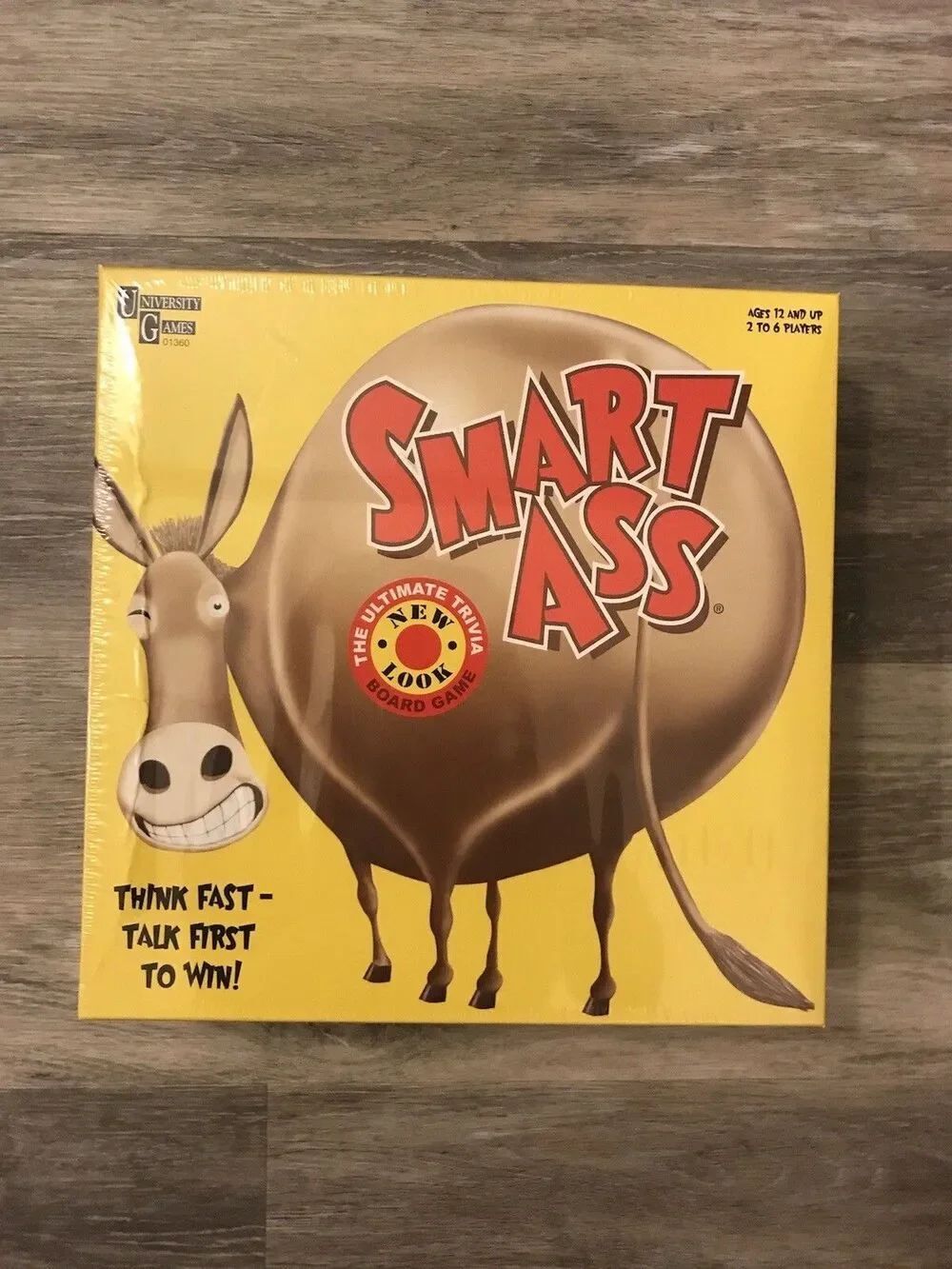 SMARTASS Trivia Board Game FACTORY SEALED University Games 2012